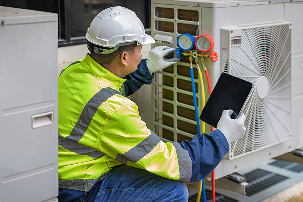 Professional Ductwork Repair technician working in West Olive, MI